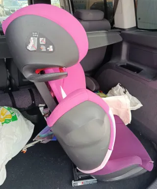 Silla coche Cybex niña rosa y morado GR 2/3
