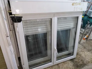 2 ventanas Pvc climalit y oscilopatiente 135x135