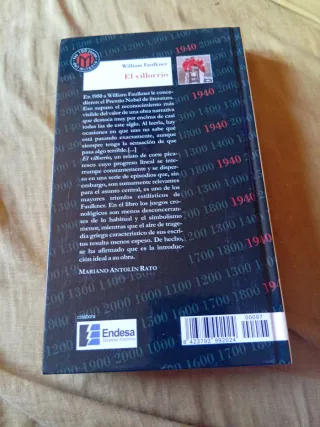 Libro en español de William Faulkner