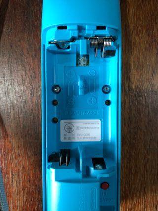 Wiimote azzurro motion plus integrato e nunchuk