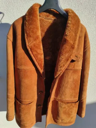 Montone uomo Shearling Cuoio, L