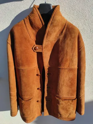 Montone uomo Shearling Cuoio, L