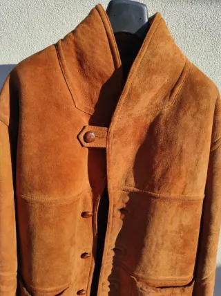 Montone uomo Shearling Cuoio, L