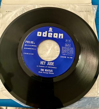 Vinilo Single The Beatles Hey Jude / Revolution