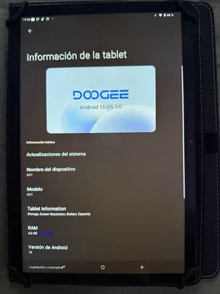 Tablet doogee 11 pulgadas
