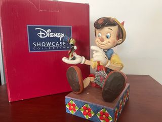 Figura Enesco Pinocho y Pepito Grillo 17cm