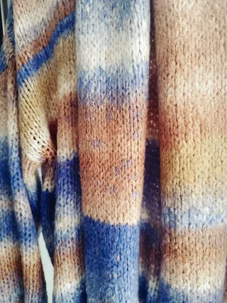 Jersey con bufanda talla grande