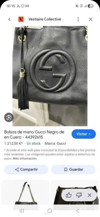 Bolso Gucci Negro