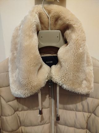 Cappotto Kiabi beige impermeabile TG S