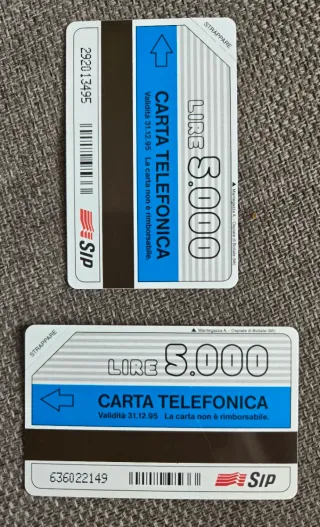 Lotto Schede Telefoniche SIP