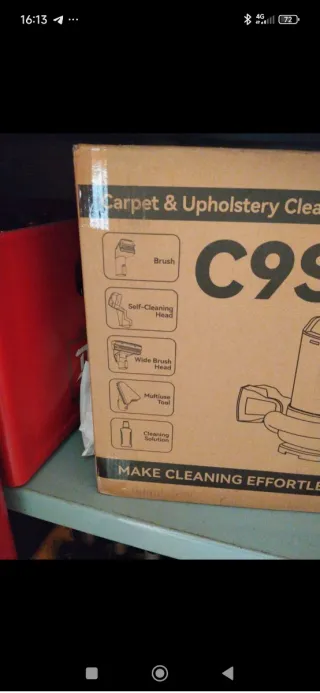 Maquina limpieza de tapicería