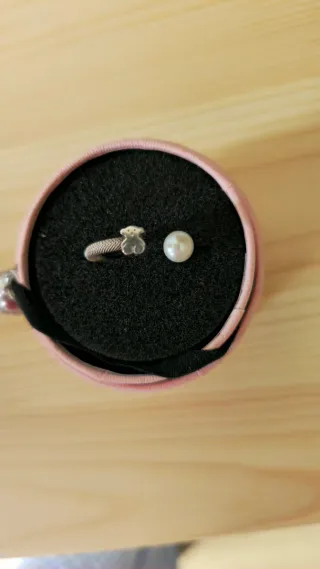 Anillos TOUS Oso y Perla cultivada colección Mesh