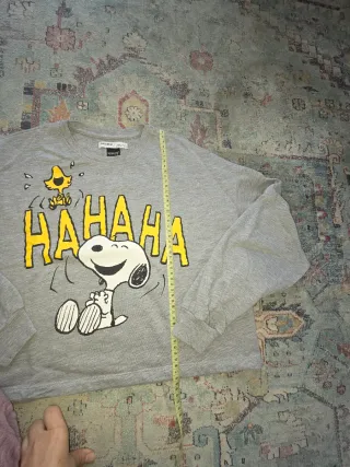 Sudadera corta Snoopy HAHAHA