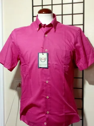 Camisa Fucsia Manga Corta CARLOS CORDOBA
