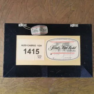 Maqueta Audi Taller Coche Colección