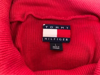 Jersey Tommy Hilfiger Mujer - Cuello Vuelto Rojo