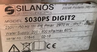 Lavavasos hostelería SILANOS S030PS DIGIT 2