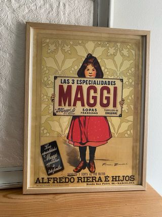 Cuadro Publicidad Maggi 32x42