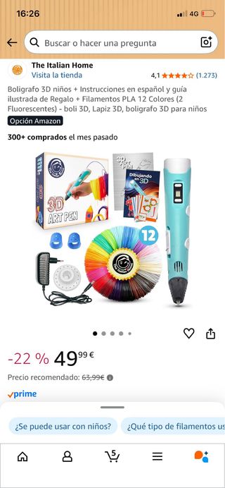 Bolígrafo de Impresión 3D