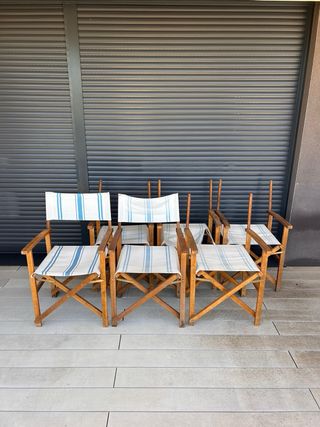 6 Sillas Director Naterial Solis Acacia