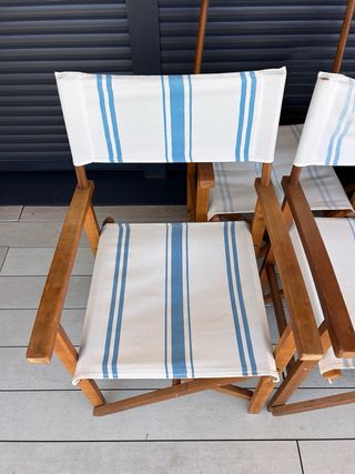 6 Sillas Director Naterial Solis Acacia