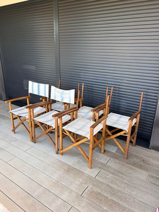 6 Sillas Director Naterial Solis Acacia