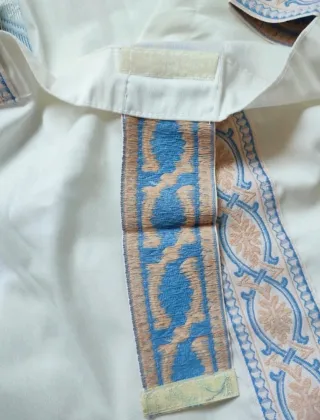 Cortina de loneta con diseño