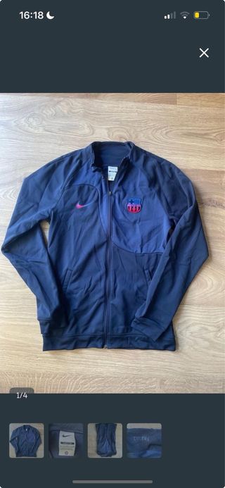 Chaqueta Nike Barça Azul