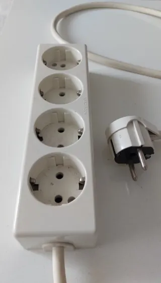 Regleta alargador 4 enchufes