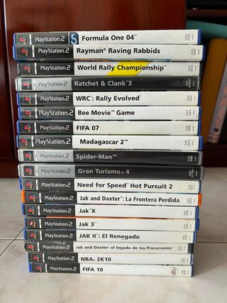 Play Station 2 + mandos + juegos(por separado tmb)