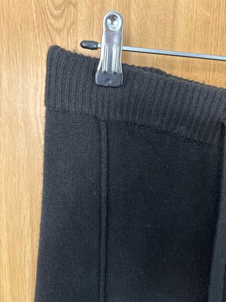 Pantalón largo punto negro Talla L