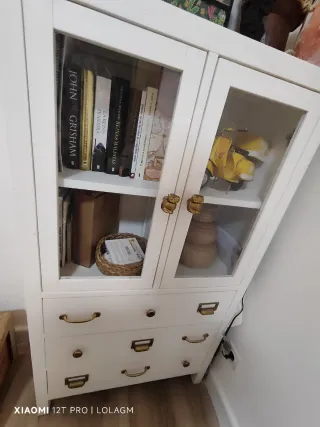 Vitrina Banak Madera y Cristal