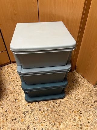 Armario organizador azul 40x40x60cm