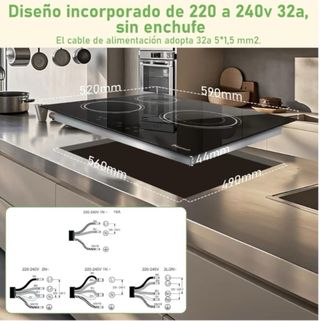 Placa vitrocerámica Disaenvir DSC-D35207