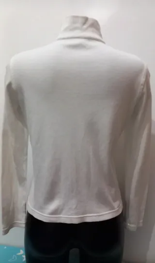 Felpa Saix donna zip bianca