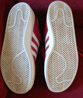 Zapatillas Adidas Superstar Rojas talla 38