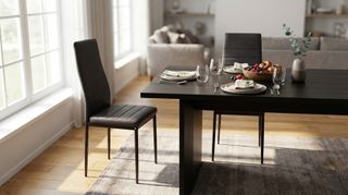 Sedia Imbottita Schienale Alto in Metallo Cucina