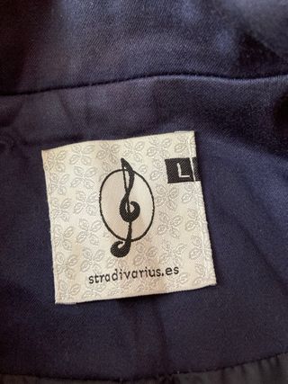Blazer Stradivarius Talla L Azul Marino