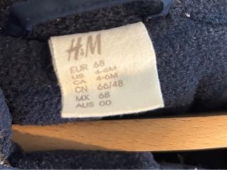 Buzo de invierno para bebé azul con estrellas