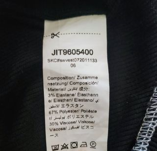 Crop top negro shein