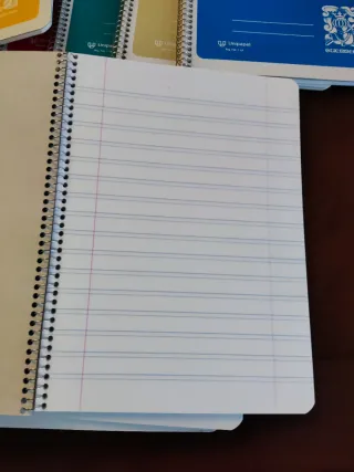 Libreta nueva a estrenar