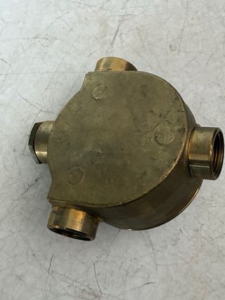 Válvula rotativa 4 vías latón