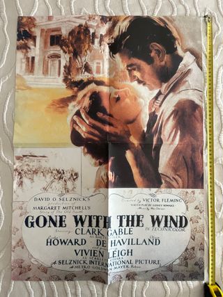 Póster Original Lo que el viento se llevó