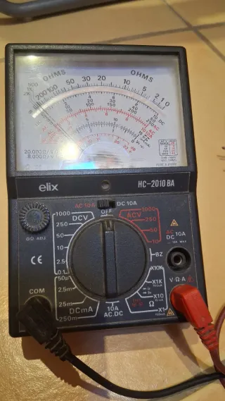 Multímetro Analógico Elix HC-2010 BA