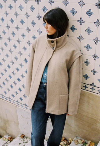 Abrigo Lana Zara Talla L