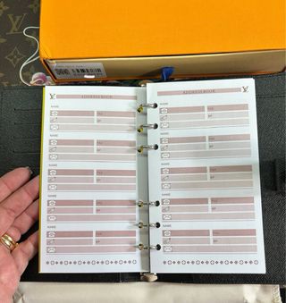 Agenda Louis Vuitton Damier Graphite