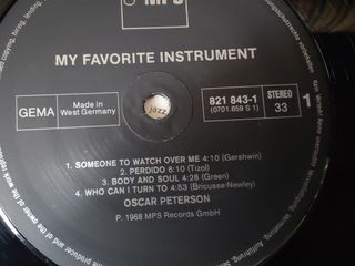 Vinilo Oscar Peterson - My Favorite Instrument