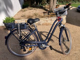 Bicicleta eléctrica Decathlon Elops 900E azul