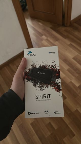 Casco Scorpion R1 Circuito+ Intercomunicador cardo