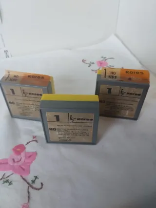 Lote 3 cajas cinta  Kores Silko maquina Olivetti